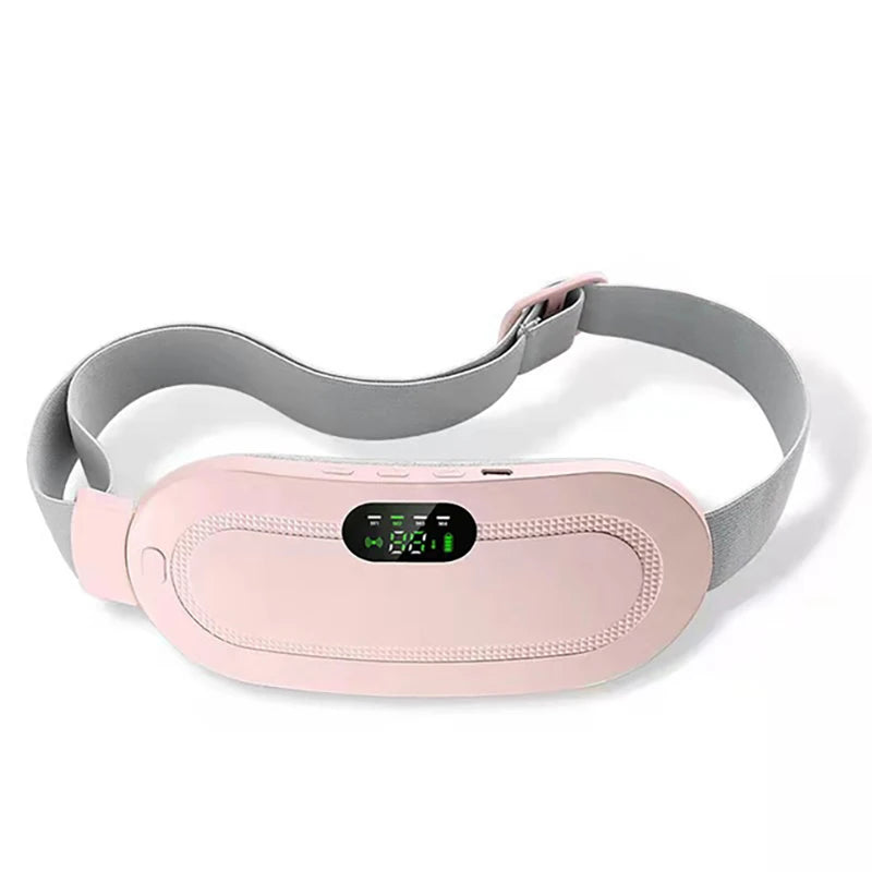 Portable Heating Massage Belt with Three Temperature Settings Women's Menstrual Relief Waist Massager for Period Pain