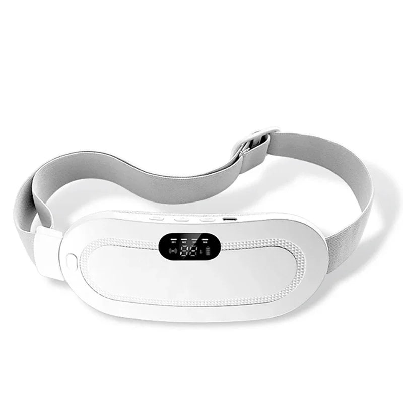 Portable Heating Massage Belt with Three Temperature Settings Women's Menstrual Relief Waist Massager for Period Pain