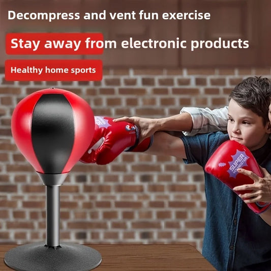 (Recommended By The United States)Desktop Boxing Speed Reaction Ball - A Children's Toy Training Equipment Suitable For Both Boy